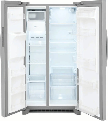 Frigidaire 36 Inch 25.6 Cu. Ft. Standard Depth Side by Side Refrigerator FRSS2623AS Frigidaire