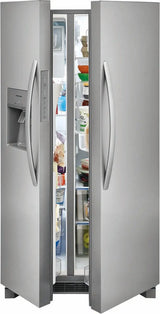 Frigidaire 36 Inch 25.6 Cu. Ft. Standard Depth Side by Side Refrigerator FRSS2623AS Frigidaire