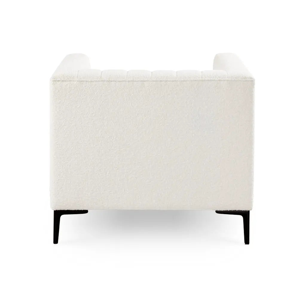 Florian Boucle Chair in off-white Xcella