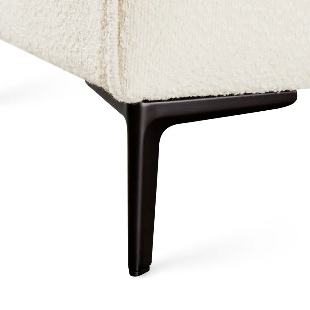 Florian Boucle Chair in off-white Xcella