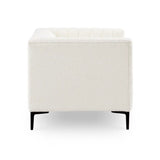 Florian Boucle Chair in off-white Xcella