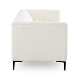 Florian Boucle Loveseat in off-white Xcella