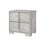 Freya 7 pc Bedroom Set in Stone White Kwality