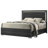 Freya 6pc Bedroom Set in Charcoal Grey Kwality