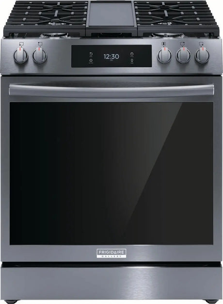 Frigidaire Gallery 30" 6.1 cu.ft. Gas Range with Air Fry and Slow Cook GCFG3060BD Frigidaire Gallery