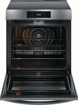 Frigidaire 30 inch 6.2 cu. ft. Electric Range in Black Stainless Steel GCFI306CBD Frigidaire