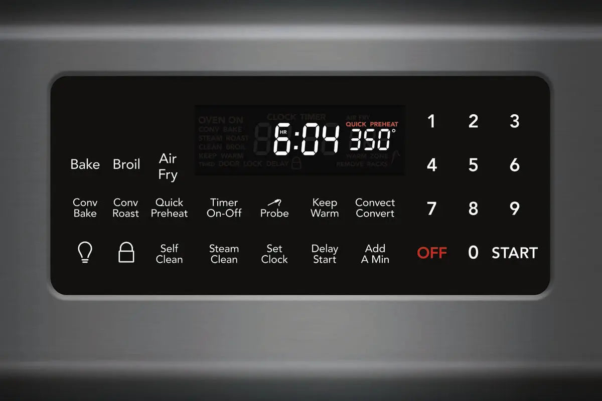 Frigidaire 30 inch 5.0 cu. ft. Gas Range with Air Fry in Black Stainless Steel GCRG3060AD - Complete Home Furnish