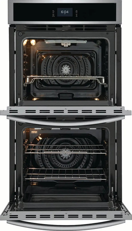 Frigidaire Gallery 27'' Double Electric Wall Oven with Total Convection in Stainless Steel GCWD2767AF Frigidaire