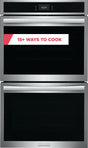 Frigidaire Gallery 30'' Double Electric Wall Oven with Total Convection in Stainless Steel GCWD3067AF Frigidaire