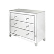 Glam Mirrored Three-Drawer Chest Xcella