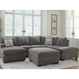 Ashley Glynn-Cove Sectional in Iron Signature Design by Ashley