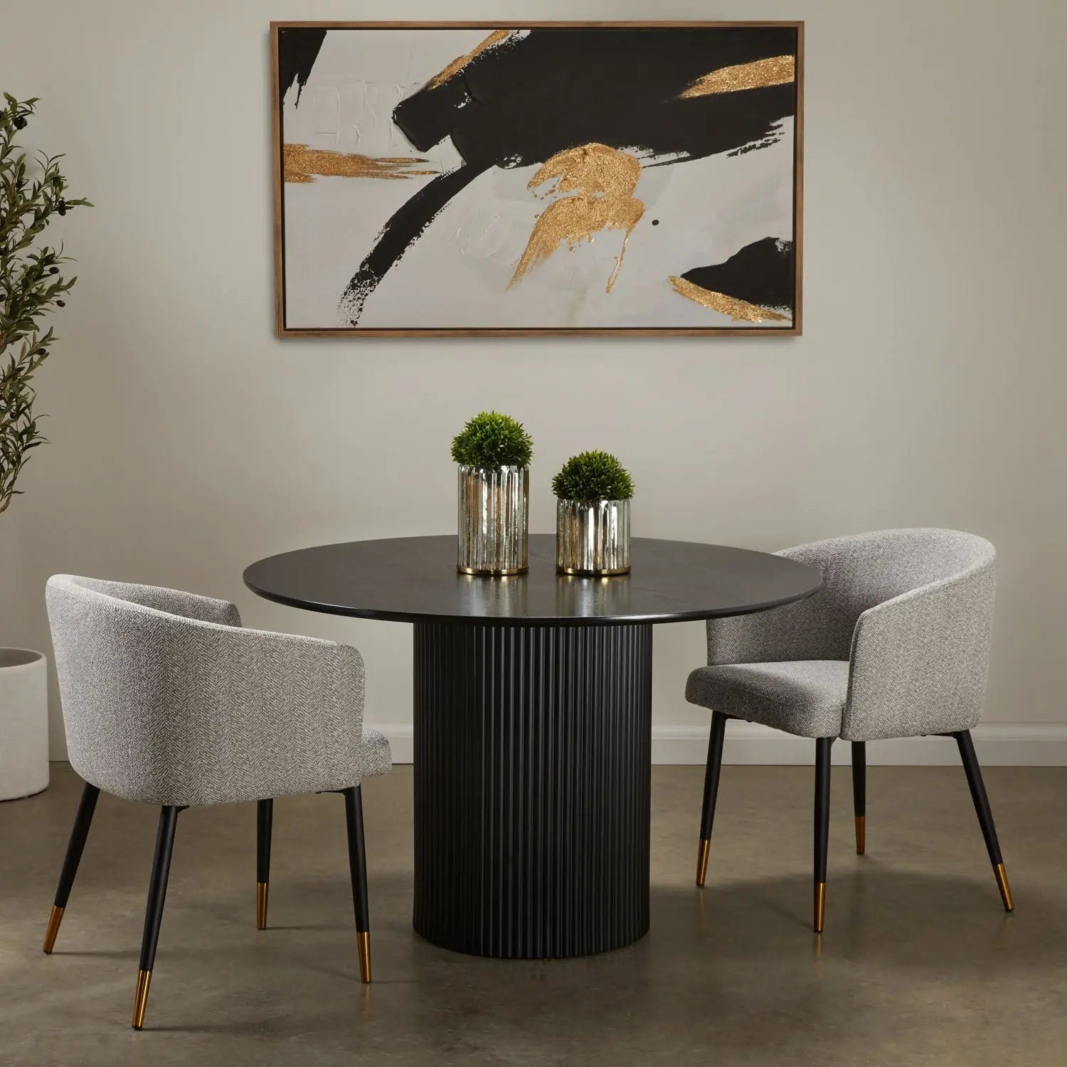 Harmony Dining Table in Black - Complete Home Furnish