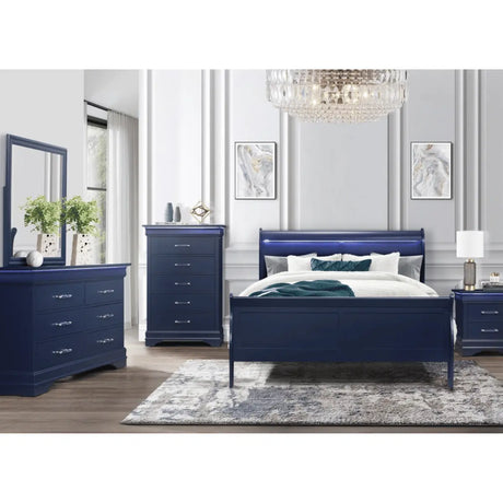 Hazel Blue LED Bedroom Collection IF