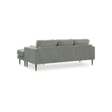 Ashley Hazela Sofa Chaise in Charcoal Signature Design by Ashley