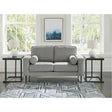 Ashley Hazela Sofa Chaise in Charcoal Signature Design by Ashley