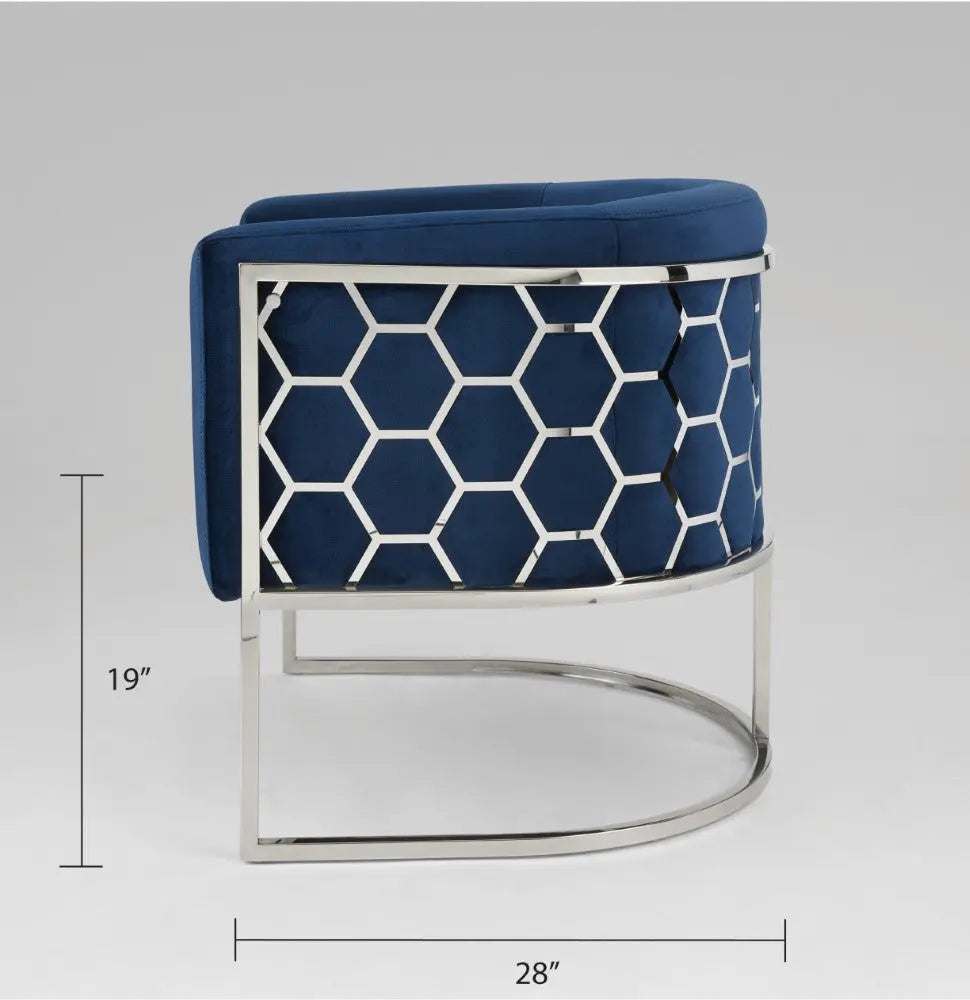 Honeycomb Accent Chair - Complete Home