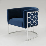 Honeycomb Accent Chair - Complete Home