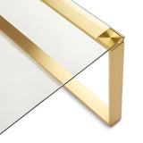 David Brushed Gold Coffee Table - Complete Home Furnish