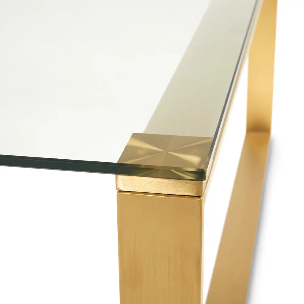 David Brushed Gold Coffee Table - Complete Home Furnish