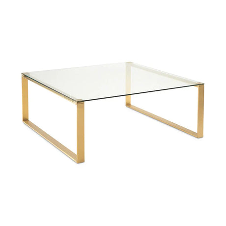 David Brushed Gold Coffee Table - Complete Home Furnish