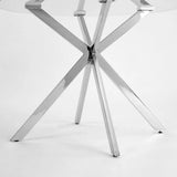 Ivanna Silver Dining Table - Xcella Furniture