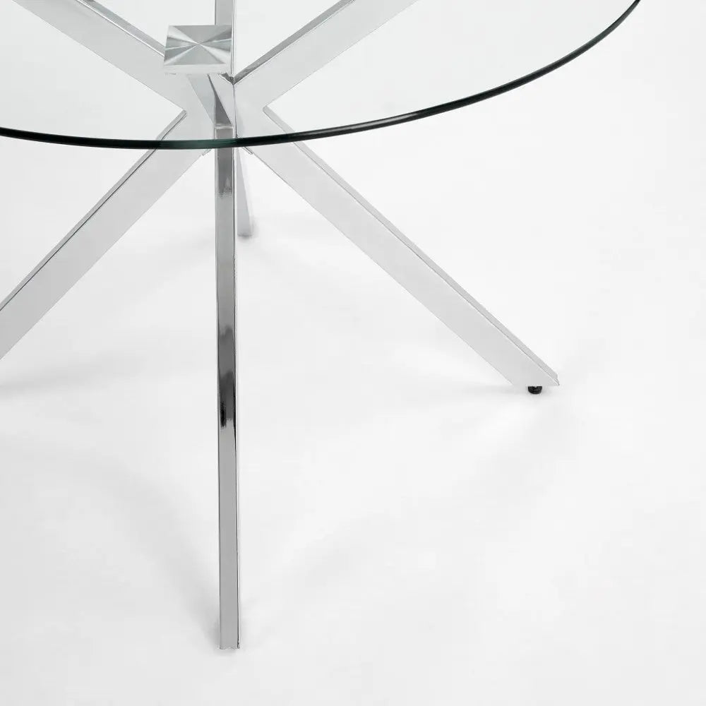 Ivanna Silver Dining Table - Xcella Furniture