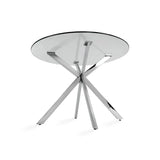 Ivanna Silver Dining Table - Xcella Furniture