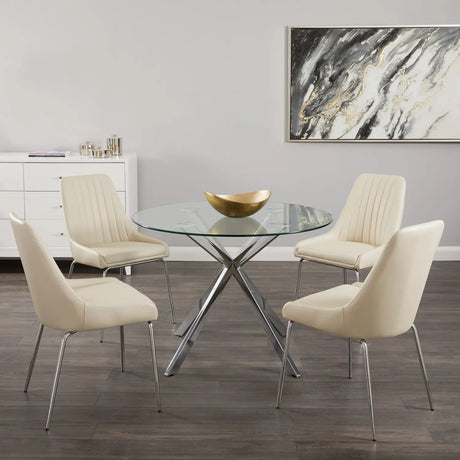 Moira Dining Chair - Silver - Xcella Furniture