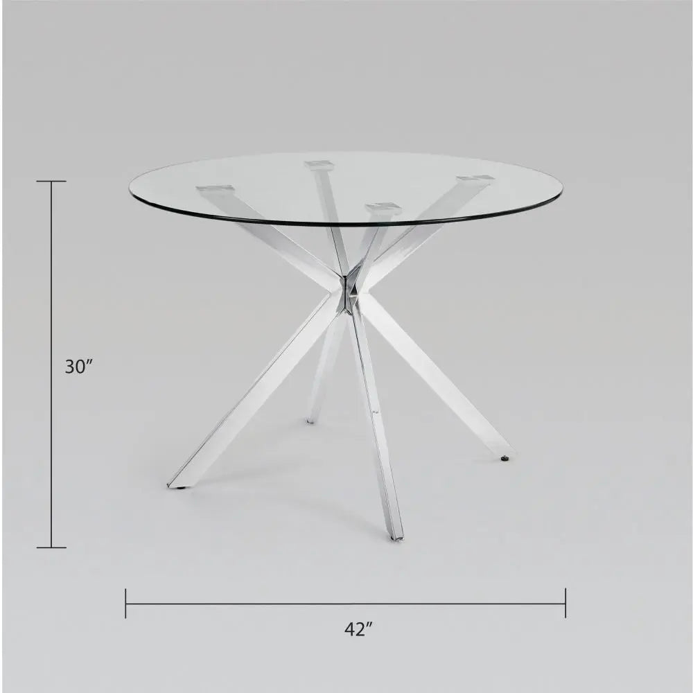 Ivanna Silver Dining Table - Xcella Furniture