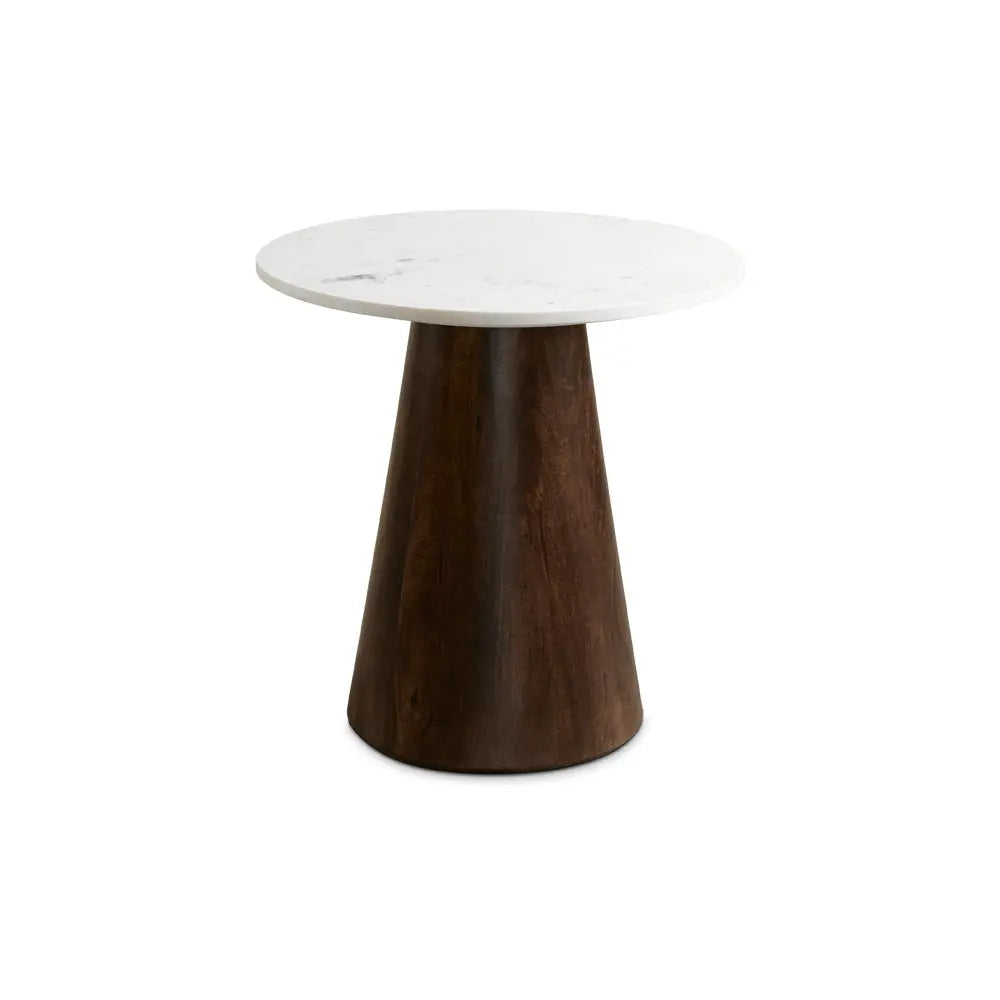 Jagger End Table with Marble Top Xcella