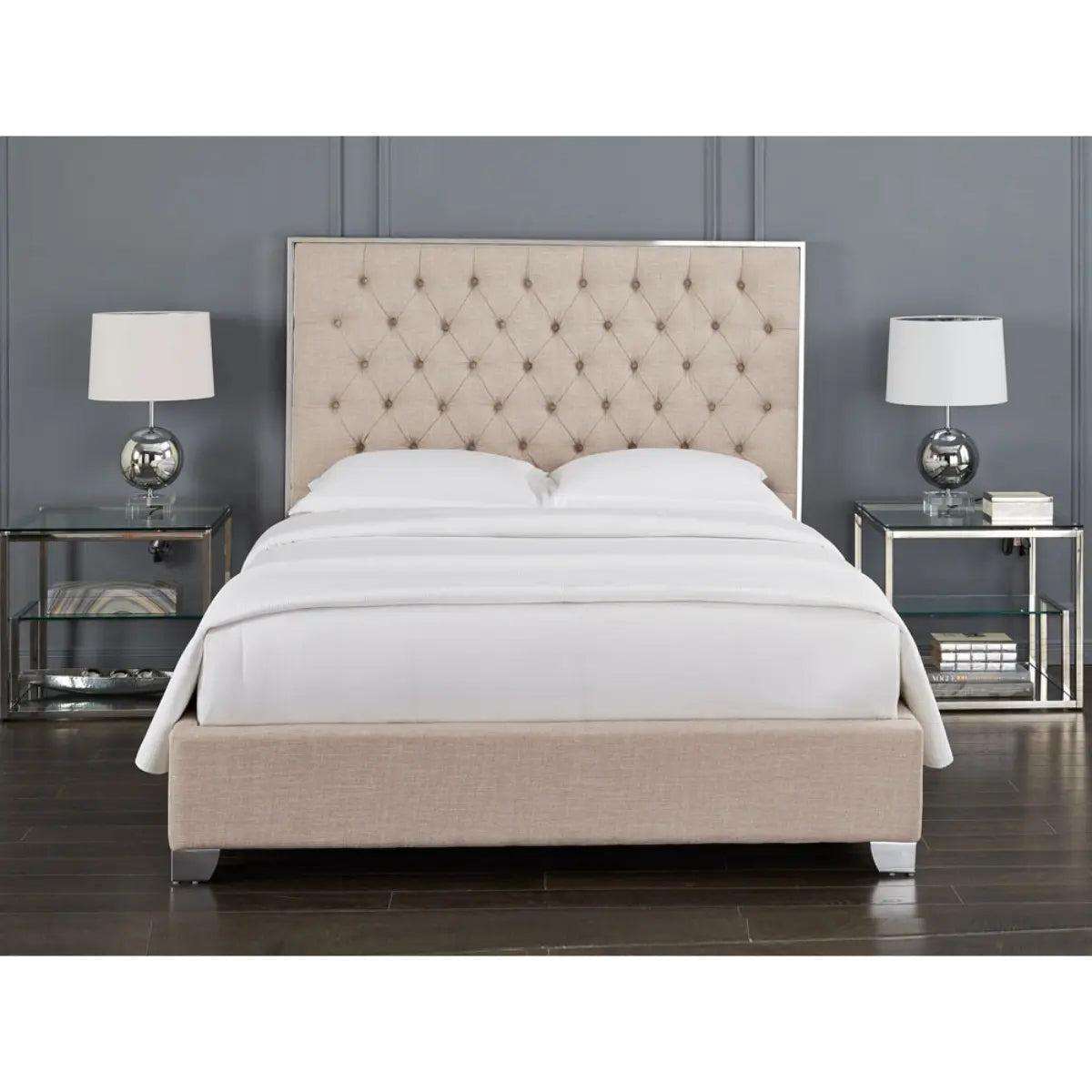 Kroma Upholstered Fabric Bed Xcella