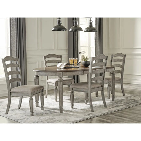 Ashley Lodenbay Dining Set in Antique Grey Signature Design by Ashley