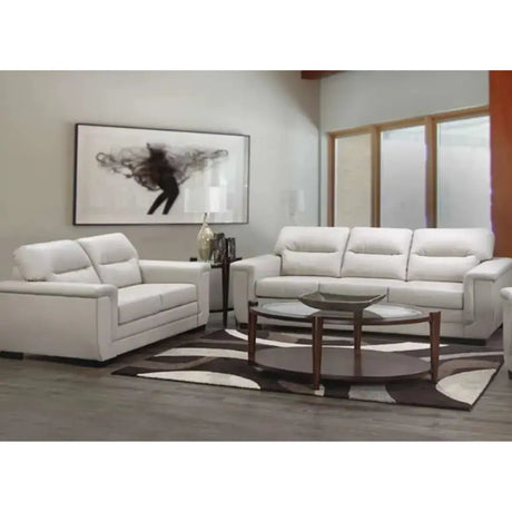 6150 Modern Leatherette Sofa Set A & C Furniture