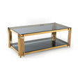 Luna Coffee Table with Glass Top Kwality