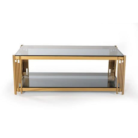 Luna Coffee Table with Glass Top Kwality