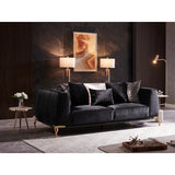 MAJESTY Velvet Fabric Sofa Matrix Furniture