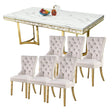 Marble Dining Table Set $2198 slide 78 Complete Home Furnish