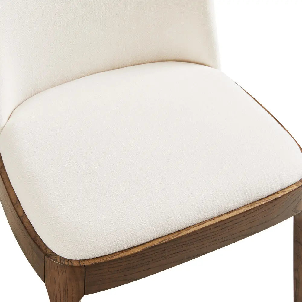 Marion Dining Chair in Ivory - Xcella Furniture