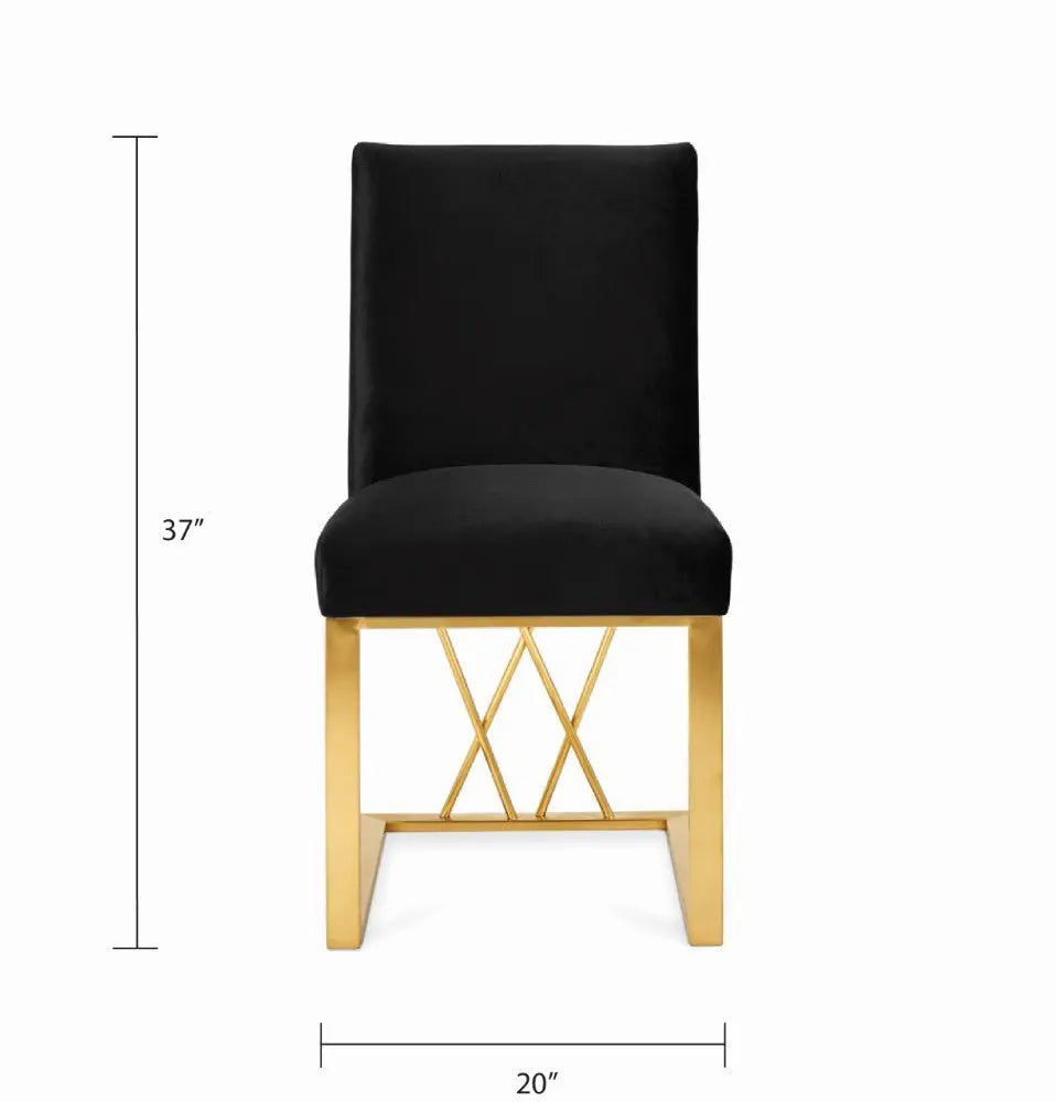 Fortina Dining Chair - Brushed Gold - Xcella Furniture