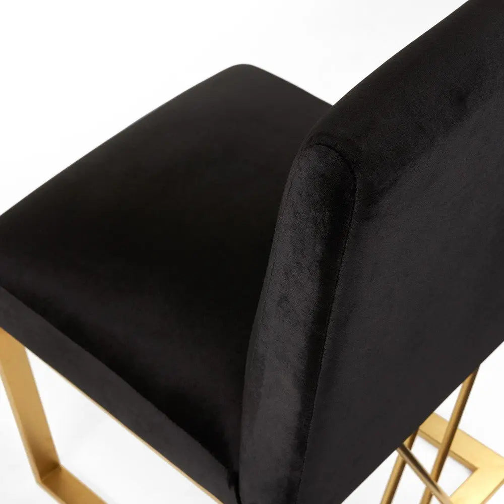 Fortina Dining Chair - Brushed Gold - Xcella Furniture