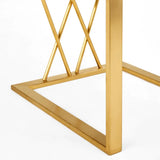 Fortina Dining Chair - Brushed Gold - Xcella Furniture