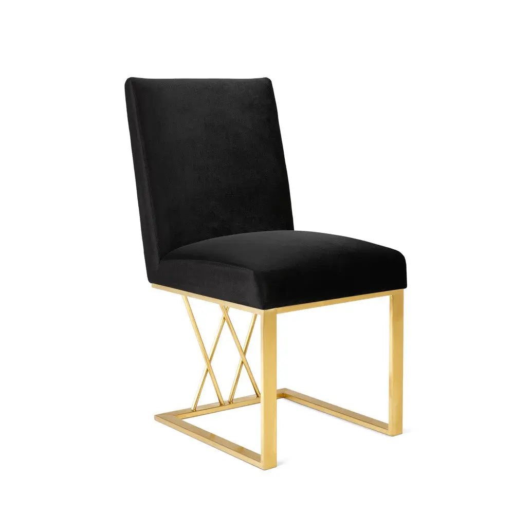 Fortina Dining Chair - Brushed Gold - Xcella Furniture