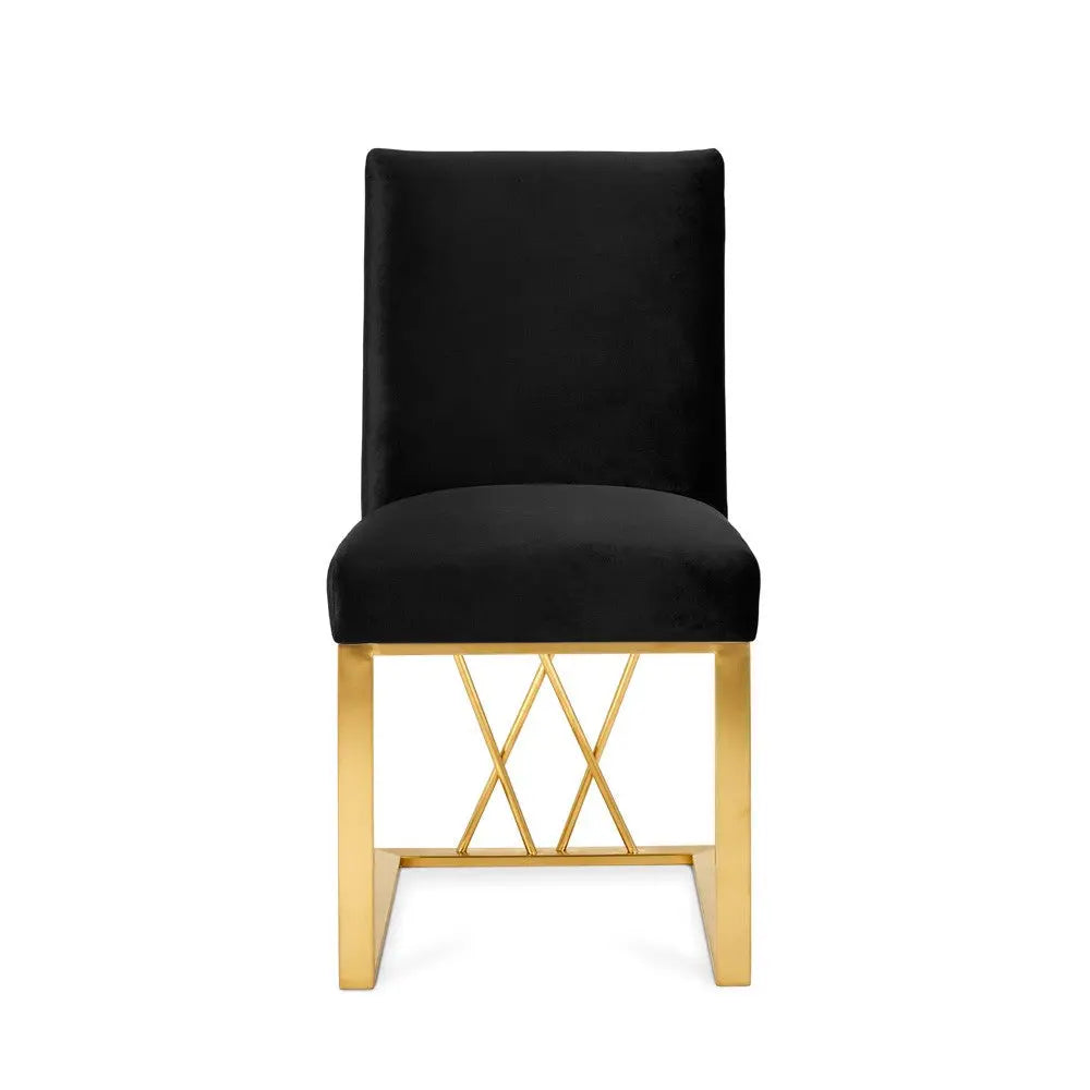 Fortina Dining Chair - Brushed Gold - Xcella Furniture