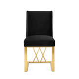 Fortina Dining Chair - Brushed Gold - Xcella Furniture