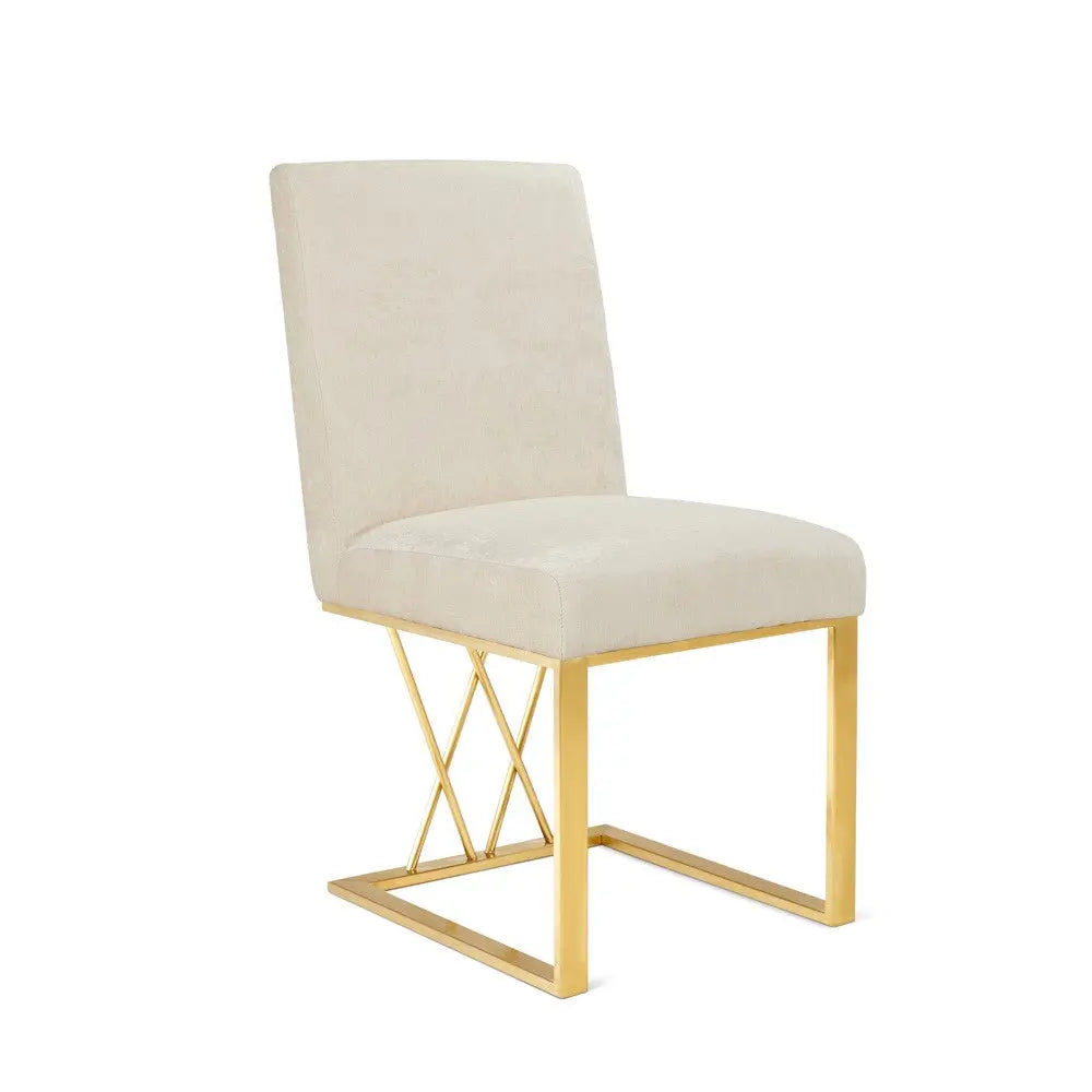 Fortina Dining Chair - Brushed Gold - Xcella Furniture