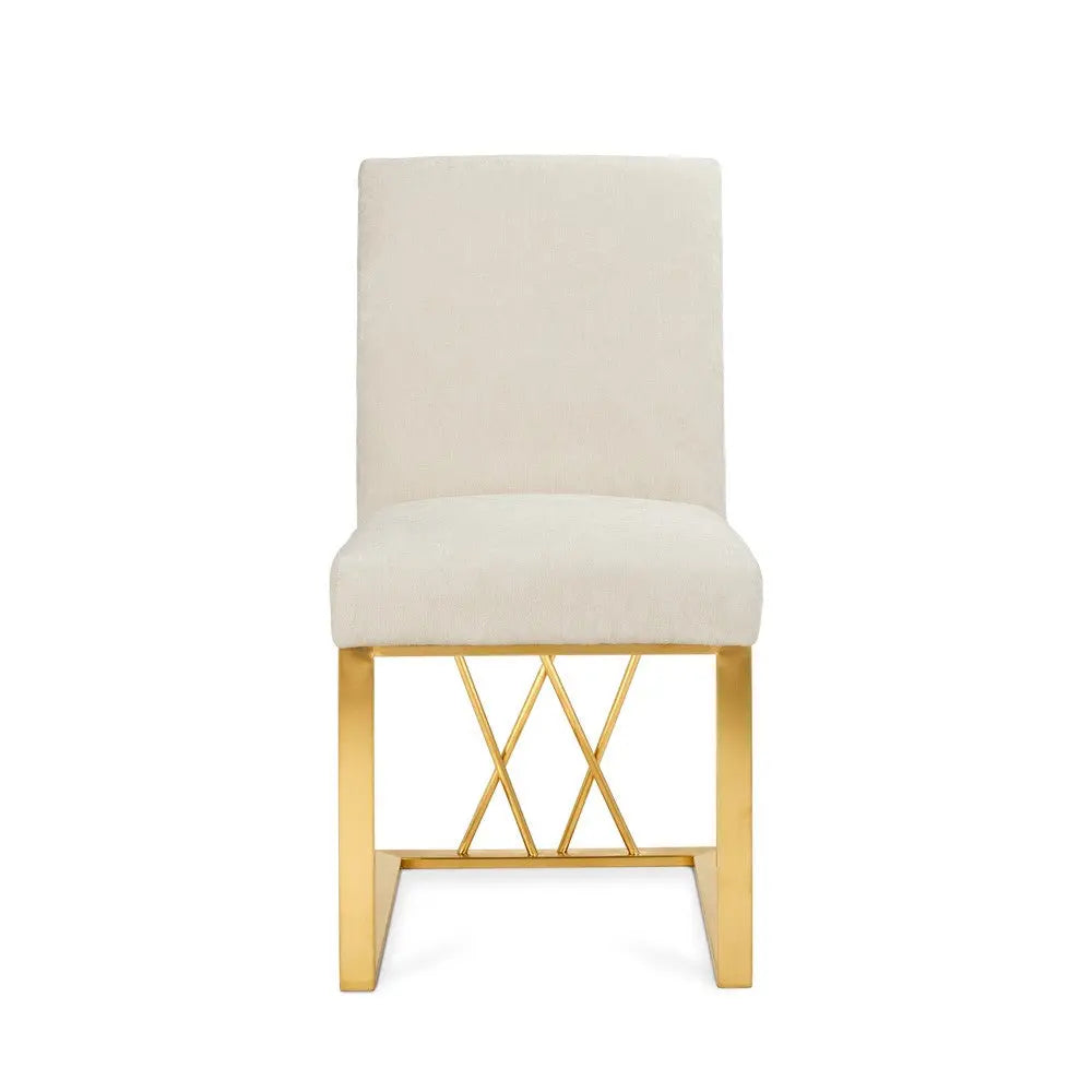 Fortina Dining Chair - Brushed Gold - Xcella Furniture