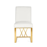 Fortina Dining Chair - Brushed Gold - Xcella Furniture