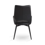 Bromley Swivel Dining Chair - Black - Xcella Furniture