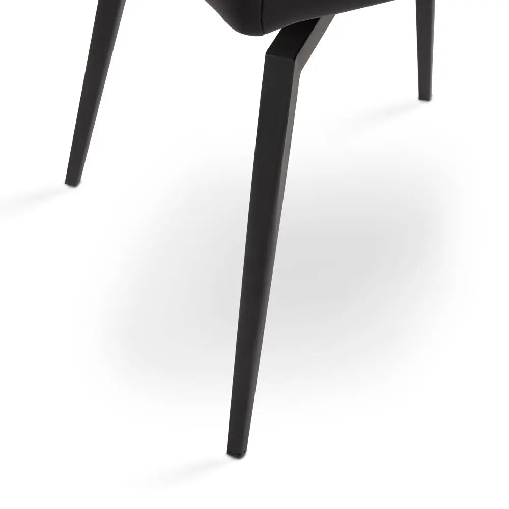 Bromley Swivel Dining Chair - Black - Xcella Furniture