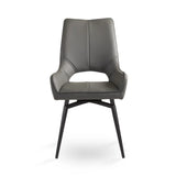 Bromley Swivel Dining Chair - Black - Xcella Furniture